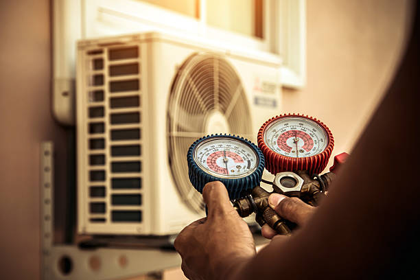 Professional Hvac technician working in Vernon, UT